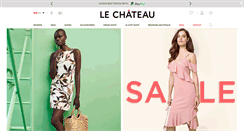 Desktop Screenshot of lechateau.com