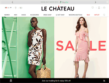 Tablet Screenshot of lechateau.com